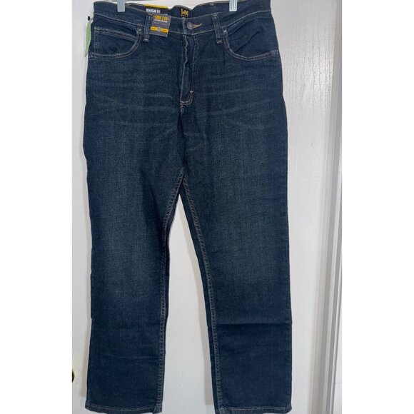 Regular Fit Lee Boys Size 14 R  Jeans Dark Wash - Picture 1 of 4